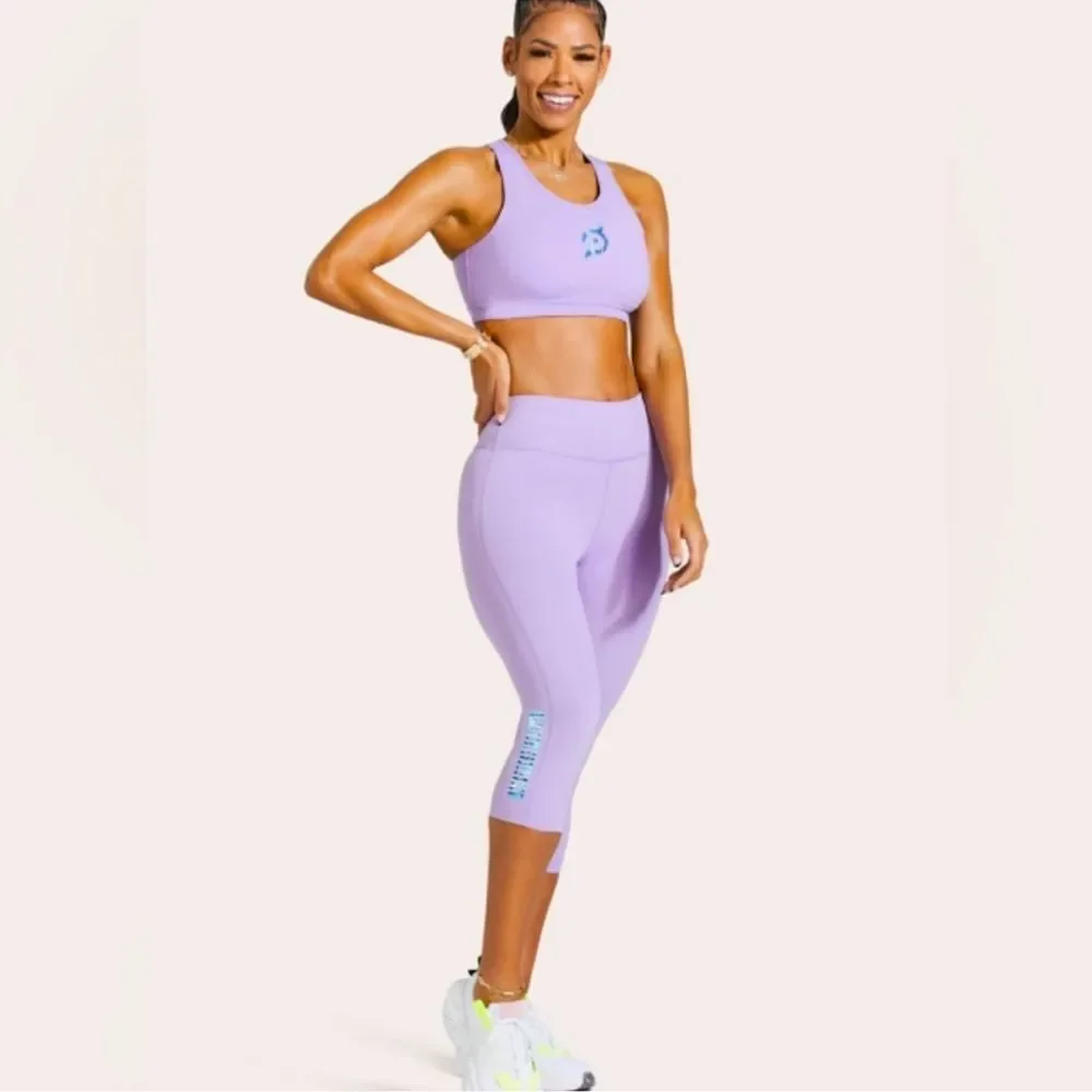 Peloton Essential Mid-Rise Capri Purple L